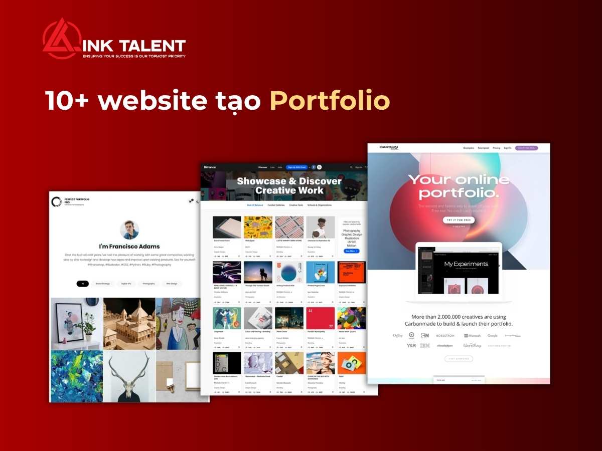 10 website thiết kế Portfolio miễn phí