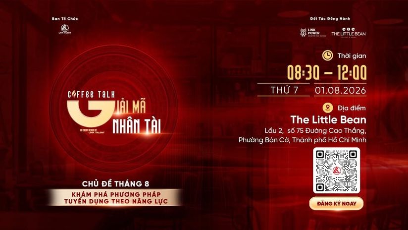 Coffee Talk #2– GIẢI MÃ NHÂN TÀI: Khám Phá Phương Pháp Tuyển Dụng Theo Năng Lực